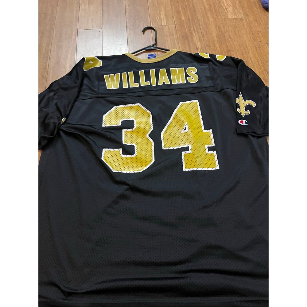 Vintage Champion New Orleans Saints Ricky Williams Jersey XL 48 Football NFL 90s
